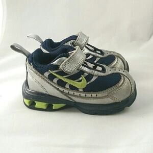 Nike Reax Toddler Shoes Blue Grey Green - 325236-431 - Size 5C